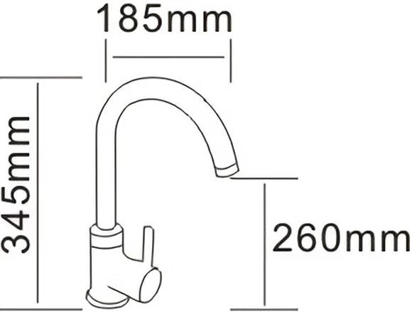 Rozzy Jenori Rainbow Z222-8MN смеситель для кухни хром