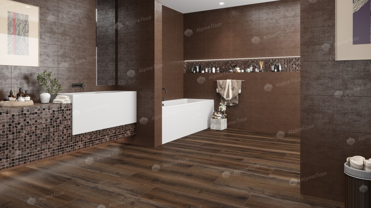 Ламинат Alpine Floor Aqua Life XL, LF104-04 Дуб Пауэлл, 1285x280x8мм