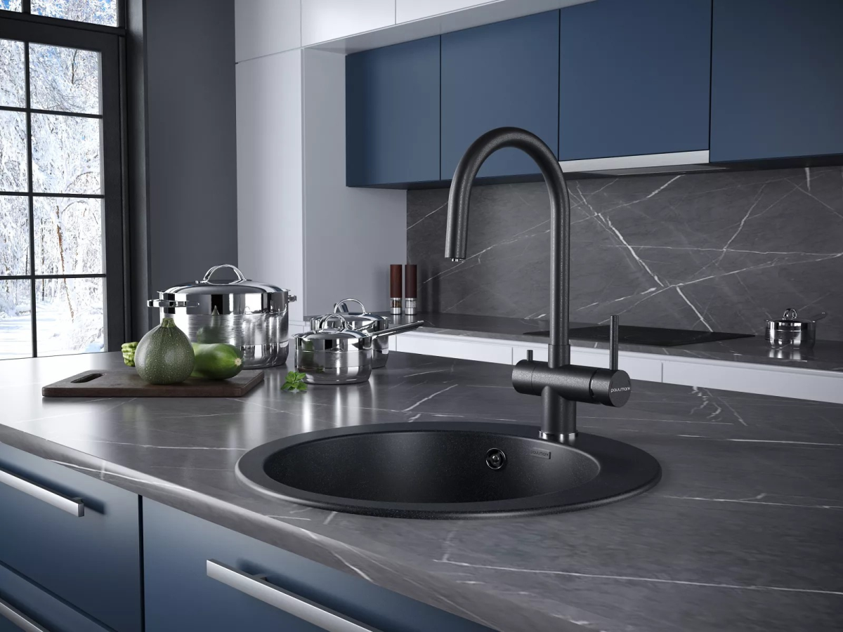 Смеситель для кухни Heller He213218-418