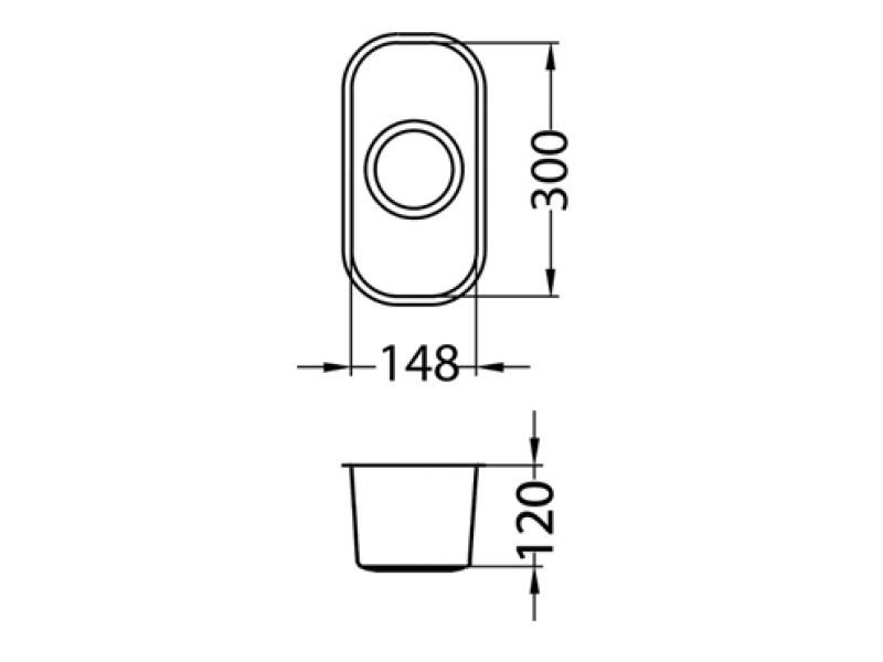 Alveus Variant 110 мойка кухонная 1079965