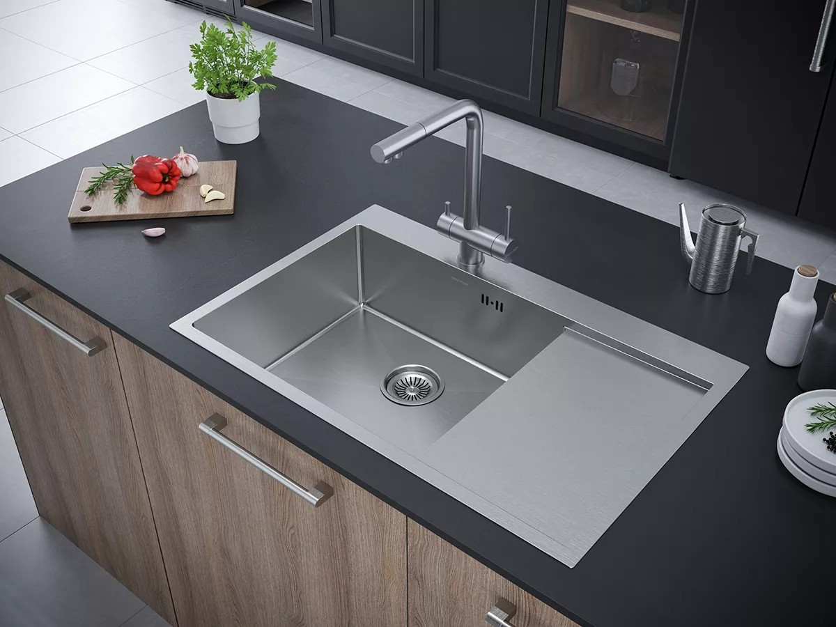 Кухонная мойка KRONER 78F PM217851-BSL