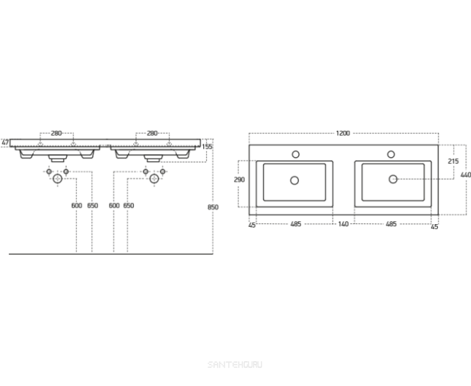 Azario Sicilia 120 тумба CS00061147 с раковиной ISIK 120 подвесная