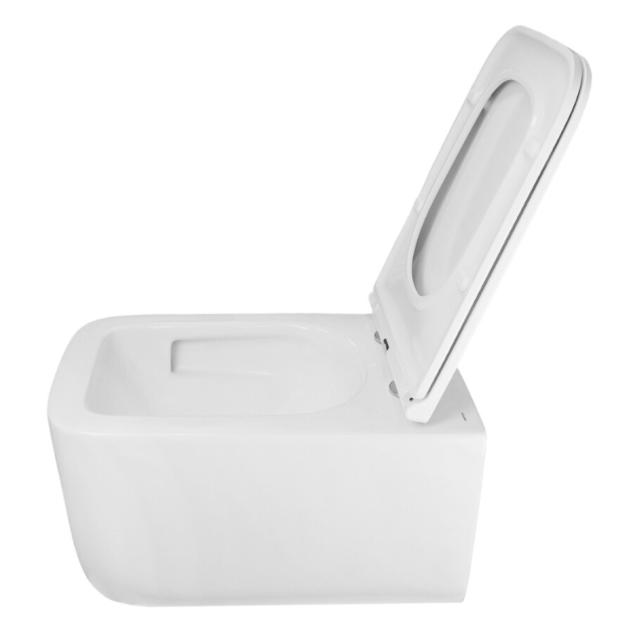 Унитаз подвесной Azario Vater 360х520х350 безободковый, система смыва "Скрытое Торнадо", с быстросъемным сиденьем "Микролифт" AZ-5104T-WHT