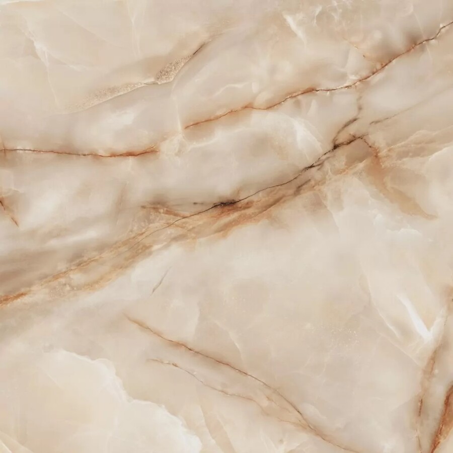 Керамогранит 6060ORO11P LCM Onyx Royal Latte Полированный 600 x 600 x 8 мм.