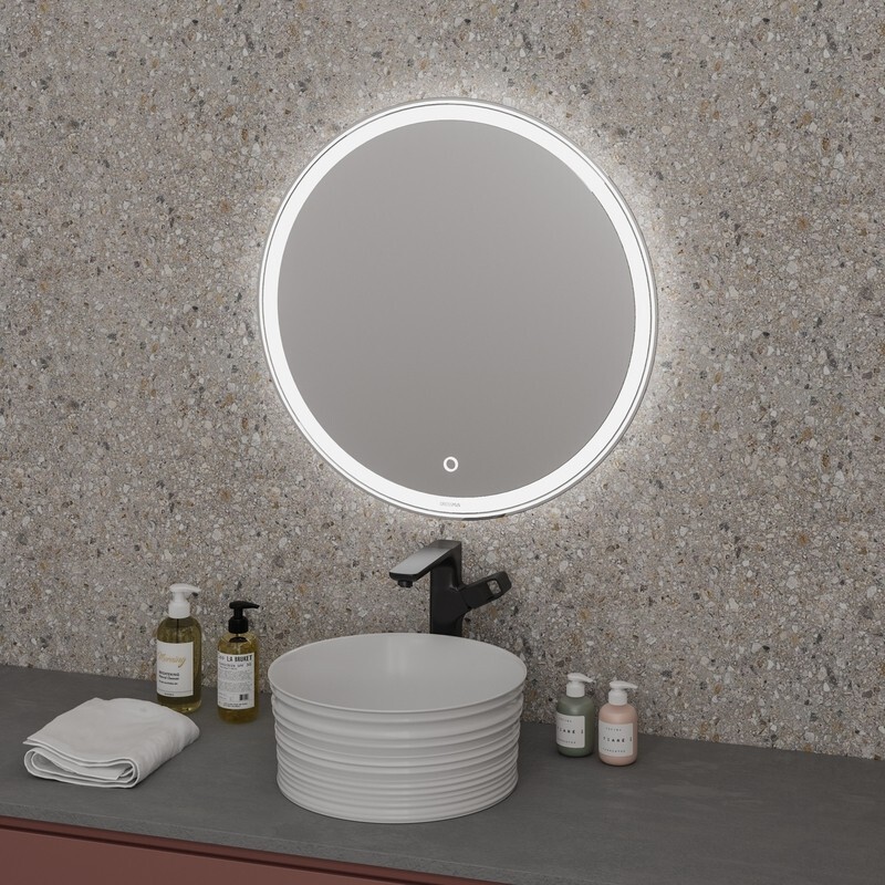 Зеркало Grossman SENTO D700 (800*800*45) LED с сенсорным выключателем 98080
