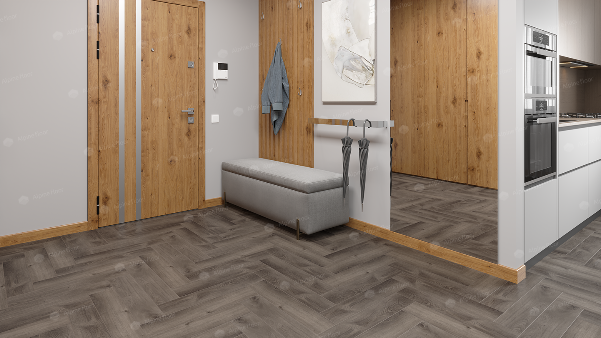 Alpine Floor Parquet Light SPC ламинат Дуб Мерга ECO 13-13AB-R 600 х 125 х 4мм