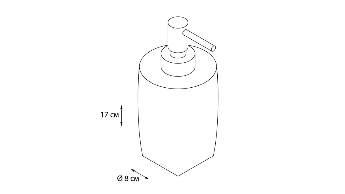 Fixsen дозатор для жидкого мыла FX-270-1