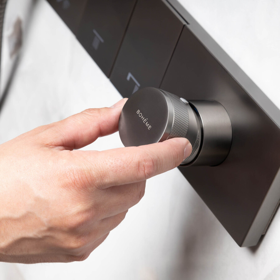 Душевая система трехпозиционная Boheme Zodiac Gun Metal 132-GM