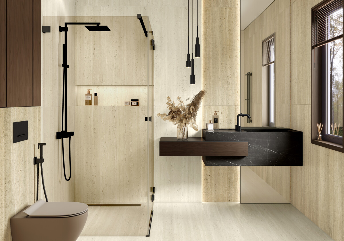 Artkera Group LCM Травертин Ворлд белый / Travertine World White Керамогранит 600 x 1200 x 7 60120TVW00M
