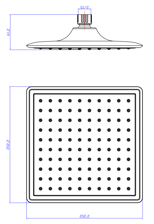 Lemark душевая лейка LM8035C