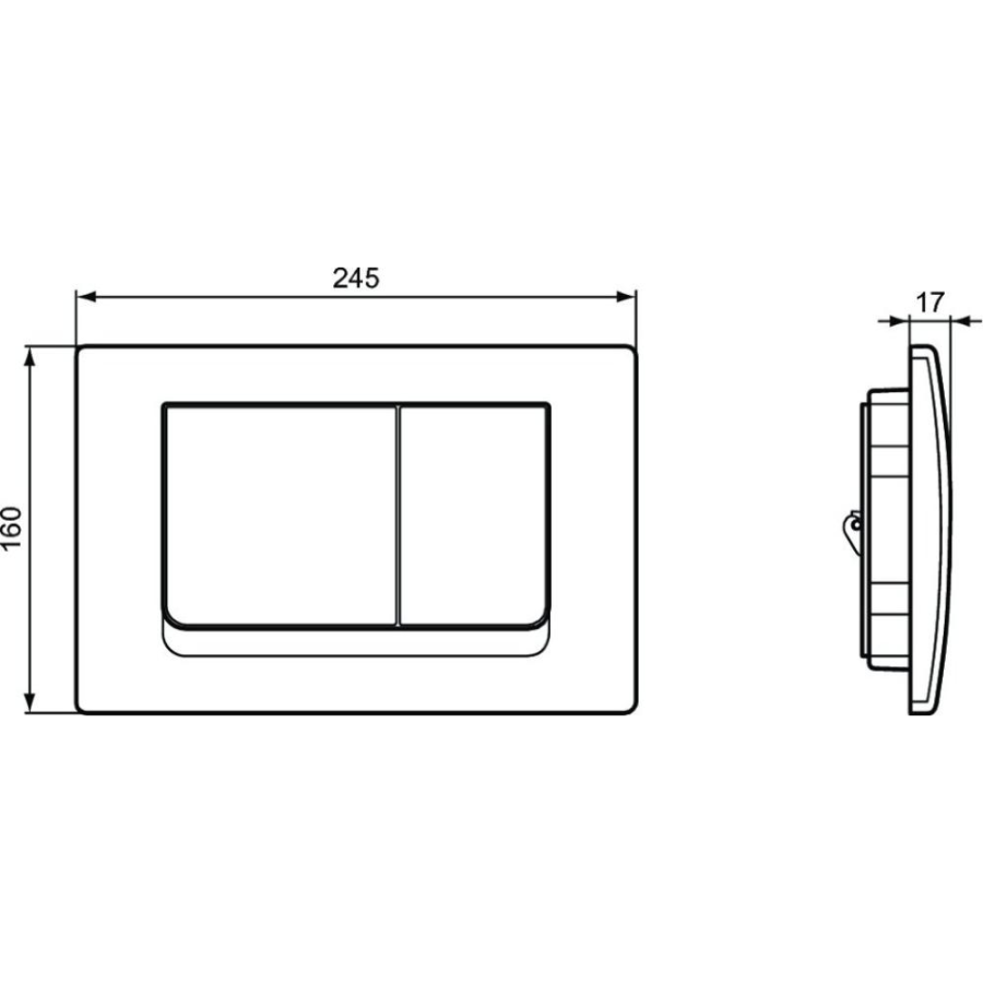 Ideal Standard кнопка смыва М1 R0108AC