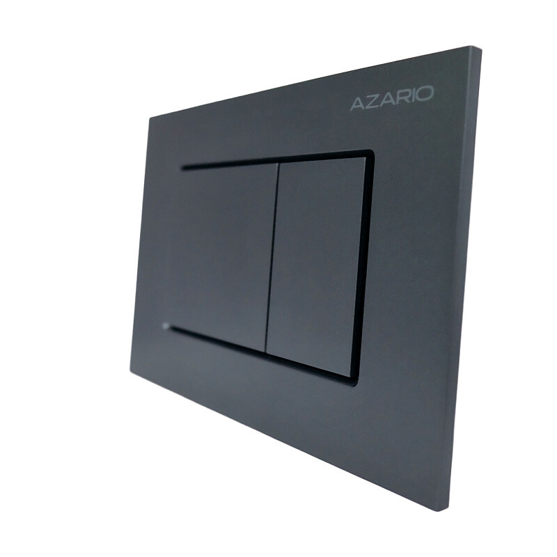 Кнопка смыва AZARIO NEW-TS механическая, двойной смыв, ABS пластик, сатин AZ-ABS-001-GG