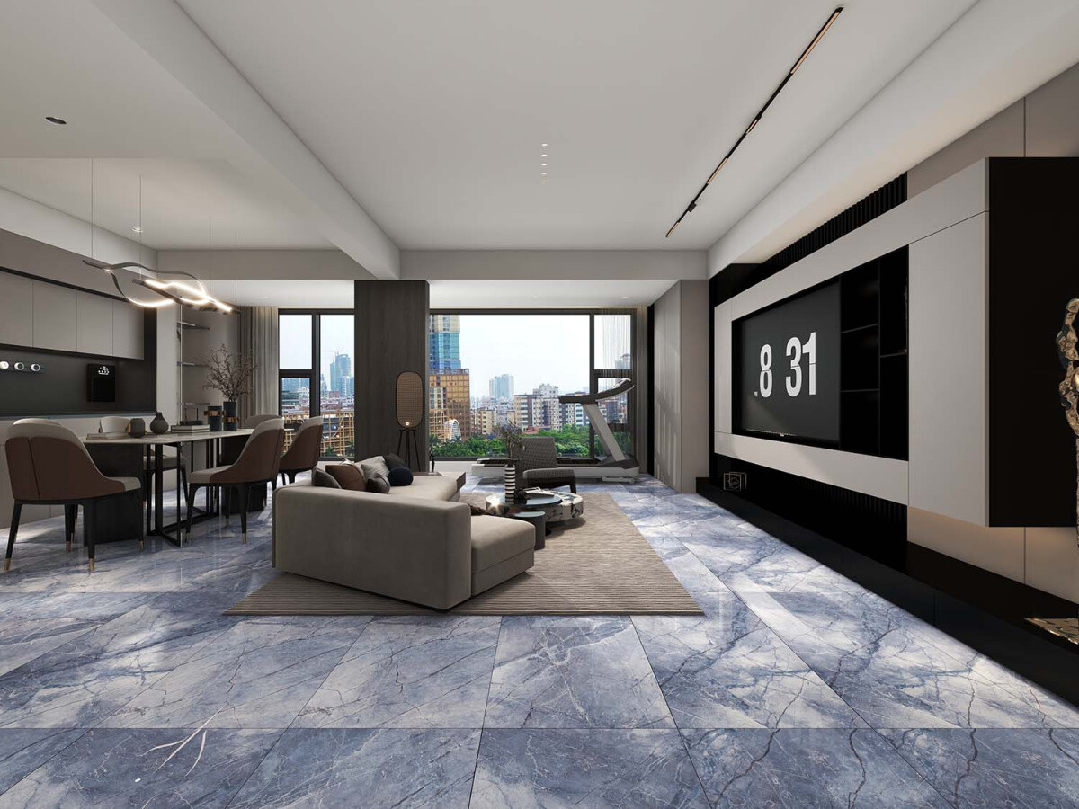 Керамогранит Azario Muruntau Aqua Gold 60x120 Carving H18004010G