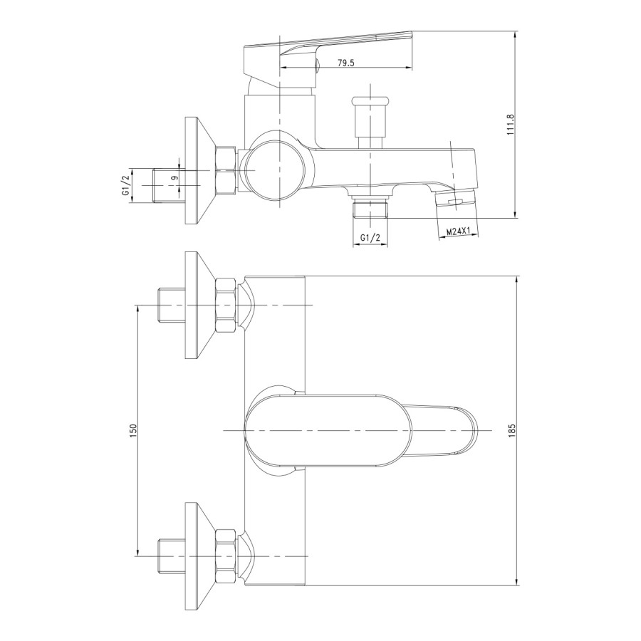 Imprese Lesna 10070 + 05040(35) + 6008501 акционный набор смесителей 3 в 1