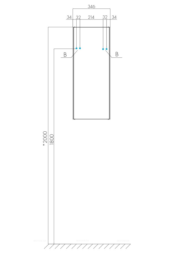 Акватон Асти шкаф подвесной 35х25х85 белый 1A262903AX010