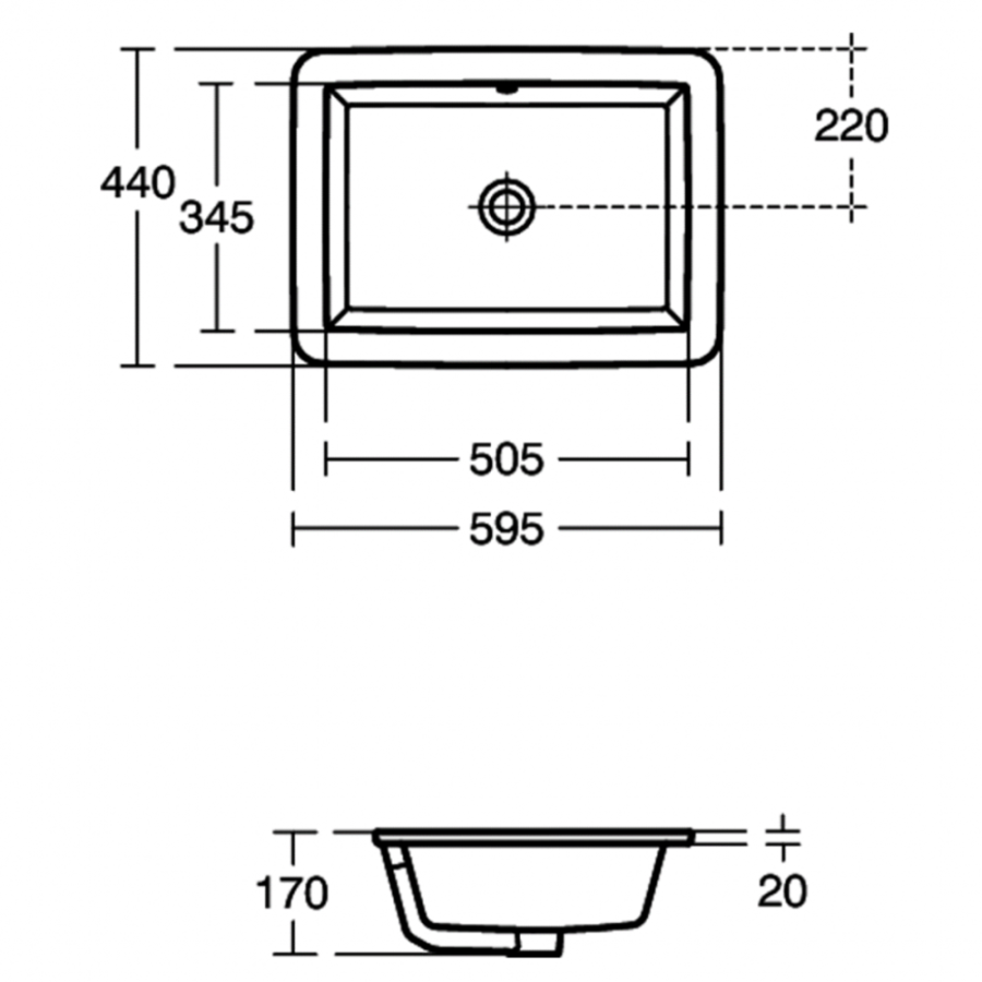 Ideal Standard Strada раковина 59 см K077901