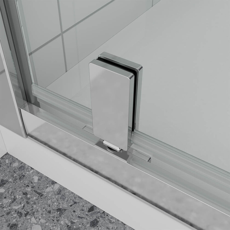 Душевой угол Veconi Ottimo P30SP CH (70×70×190) распашная, профиль хром, стекло матовое OP30CH-SP-7070-07-C9