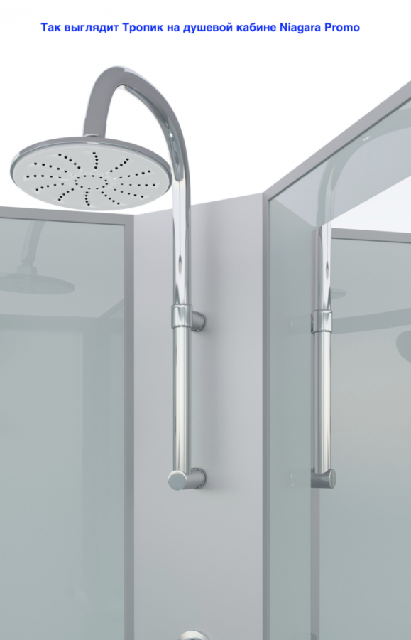 Niagara Promo Душевая кабина 90x90 Тропик P90/40/MT/BKT