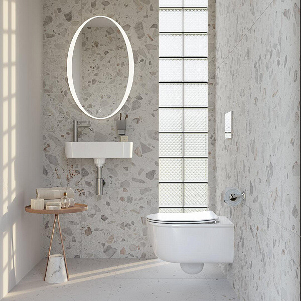 Керамическая плитка Kerama Marazzi Прованс Пикассо Белый глянцевый структура 20x20x0,69 KM2020B0010N