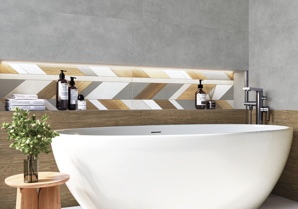 Alma Ceramica Mural Керамическая плитка настенная 300 x 900 x 8.5 TWU3090MUR40R