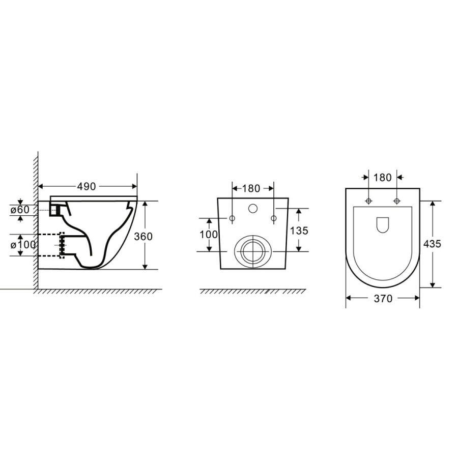 Комплект инсталляции Grohe Rapid SL 38772001 + подвесной унитаз Azario Grado AZ-0046-UQ3