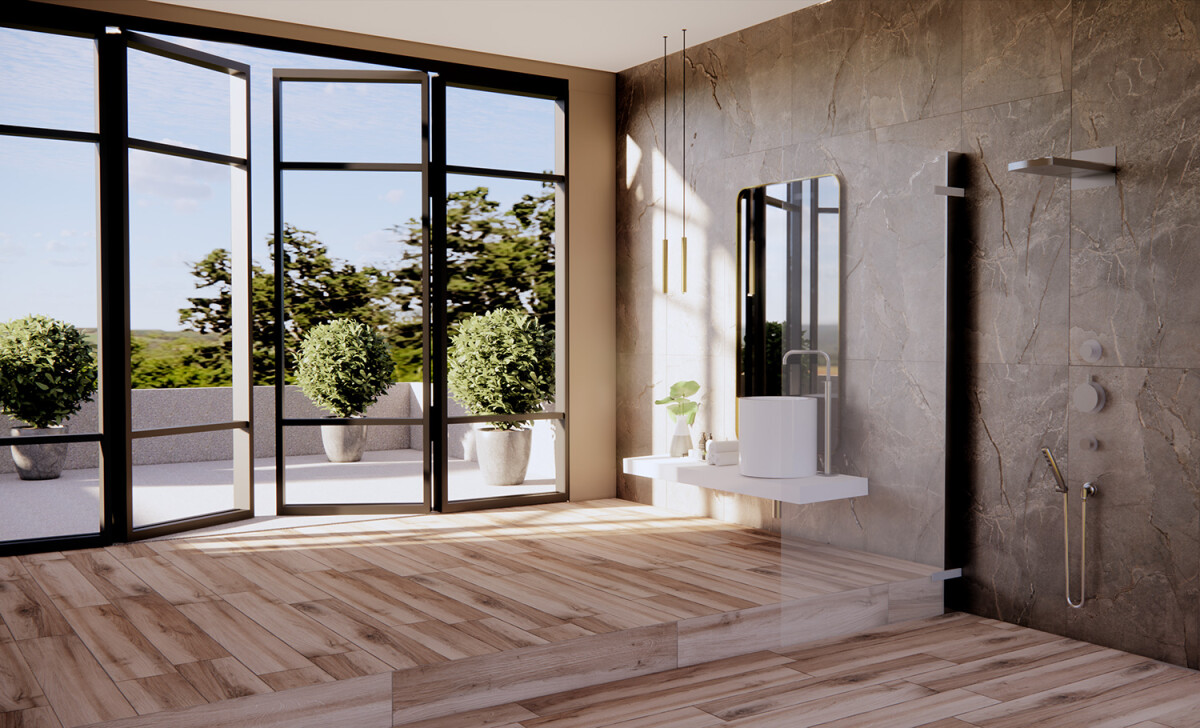 Керамогранит 7930138703197 Eurotile Marble Natural Carving 60x120