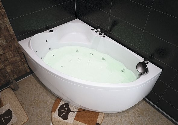 Aquanet Mayorca 150*100 ванная акриловая ассиметричная L