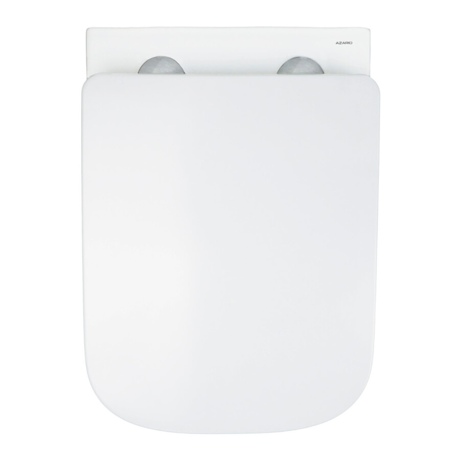 Унитаз подвесной Azario AIRA 340х485х365 безободковый, система смыва "Скрытое Торнадо", с быстросъемным сиденьем "Микролифт" AZ-5171T-WHT