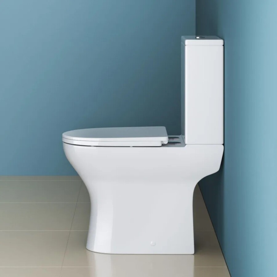 Унитаз-компакт безободковый с сиденьем BelBagno LOUNGE BB045CPR/SC BB045/051T
