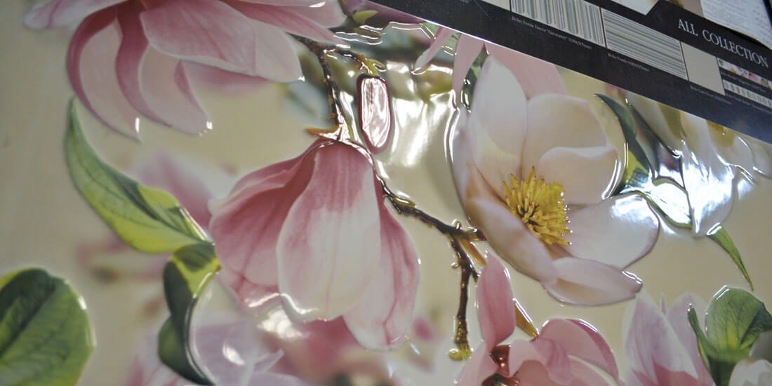 Азори Boho Magnolia плитка настенная бежевая 31x63 см