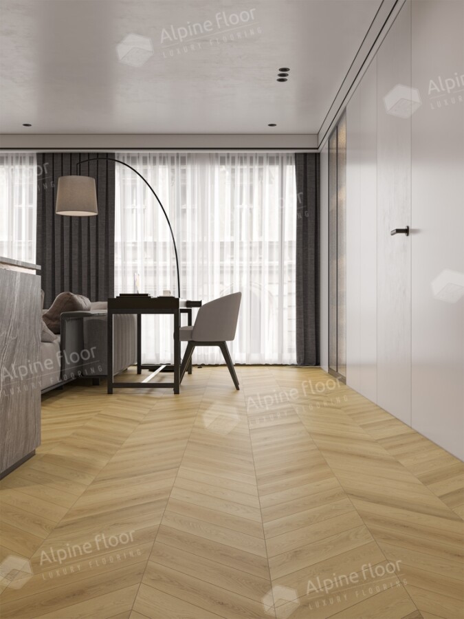 Ламинат Alpine Floor Chevron Art LF109-03, 550*112*12mm