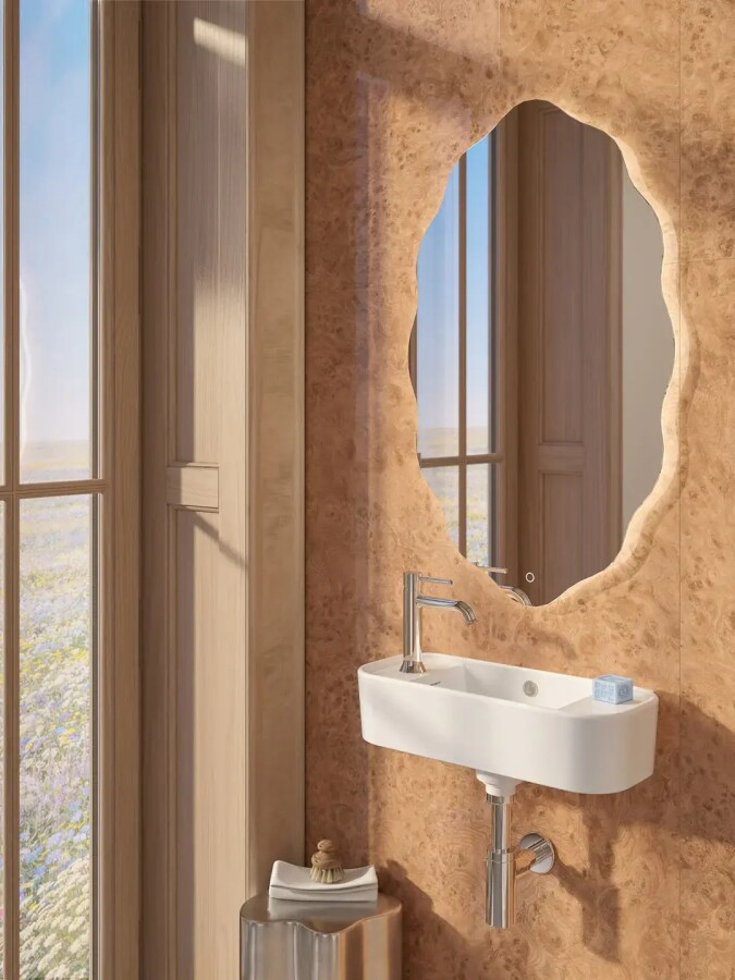 Керамический гранит Kerama Marazzi Прованс Вердон Коричневый лаппатированный обрезной 80x160x0,9 KM8016G0162R