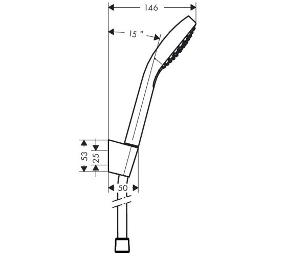 Hansgrohe 26411400 Croma Select S Vario Porter Set Душевой набор