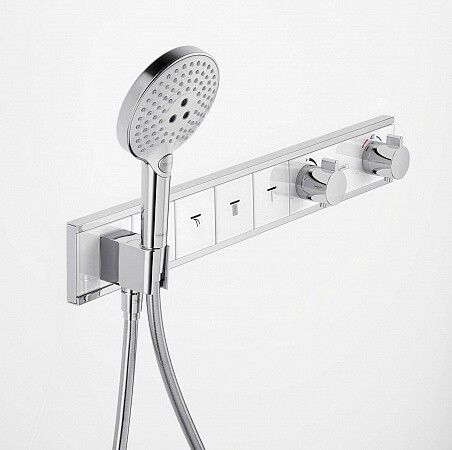 Hansgrohe 15357000S Set HG RainSelect термостатический смеситель для душа (15357000+15312180) Хром