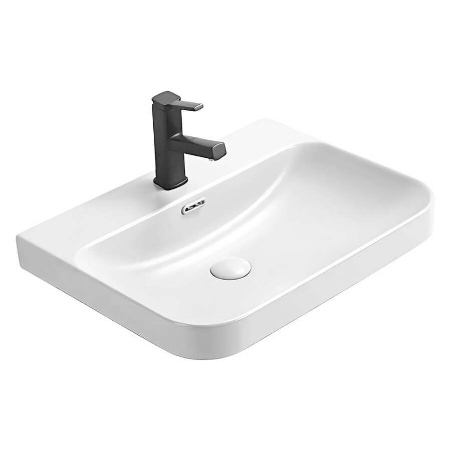 Напольная тумба-умывальник Comforty Истра-60Н ясень белёный с раковиной CF19595BX-60 00-00022488