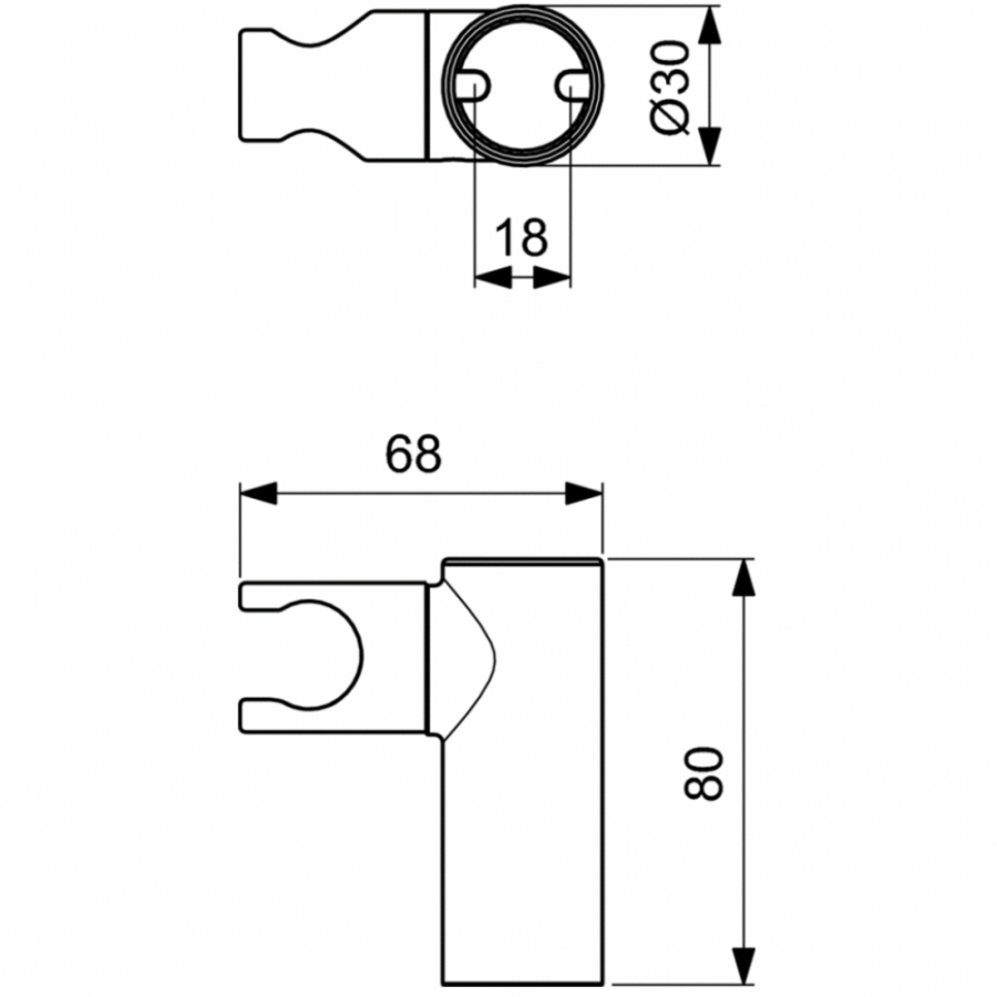 Ideal Standard держатель для душевой лейки B9847AA