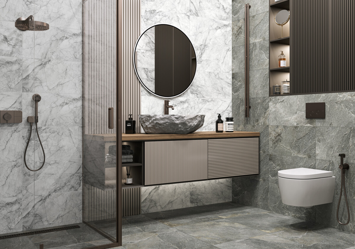 Delacora Crostone матовый карвинг Керамогранит 300 x 600 x 9.5 D30013M