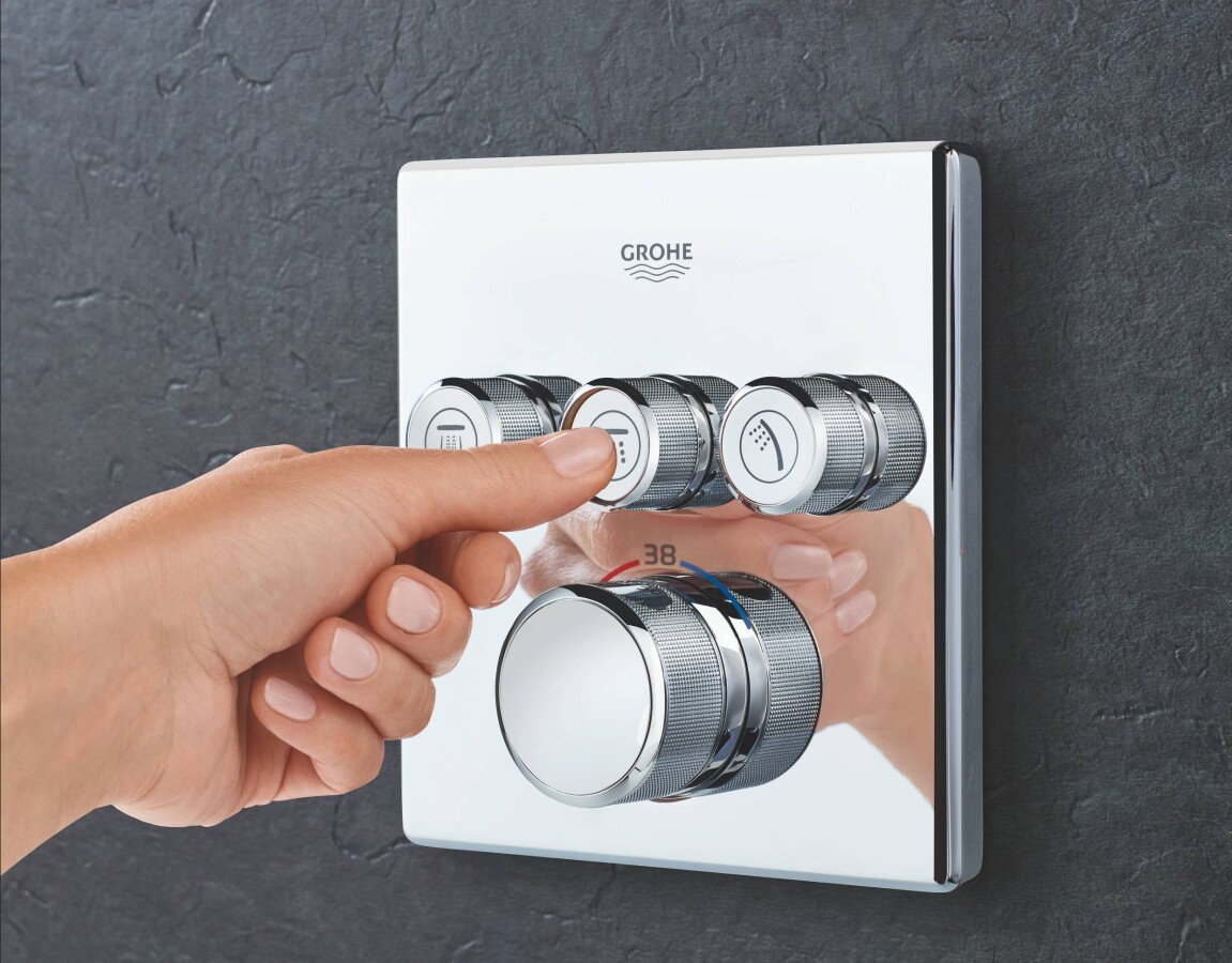 Grohe Grohtherm SmartControl 29126000 смеситель для ванны хром