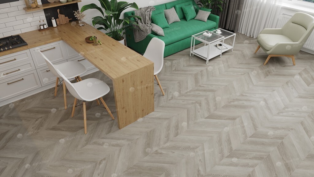 Alpine Floor Parquet Light SPC ламинат Дуб Фантазия ECO 13-1AB-R 600 х 125 х 4мм