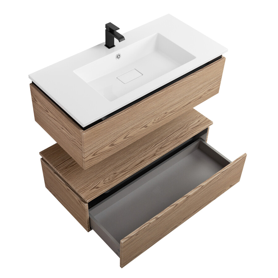 CEZARES SLIDER-1000-1C-PI-RT-P Тумба нижняя с одним выкатным ящиком 800x480x315