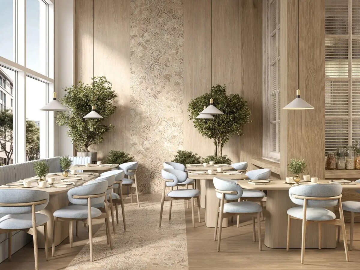 Керамический гранит Kerama Marazzi Прованс Люберон бежевый матовый обрезной 40x238,5x0,9 KM4024G0001R