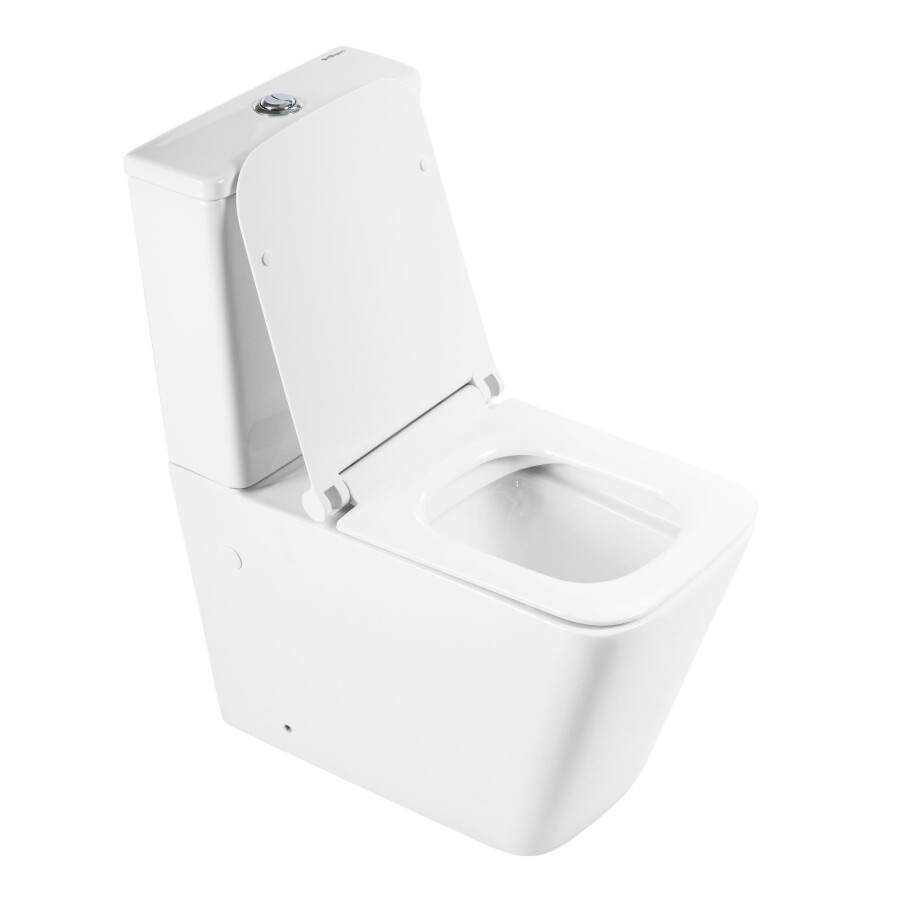 Унитаз-компакт безободковый с сиденьем BelBagno ARDENTE-R BB02093CPR/SC BB02093T