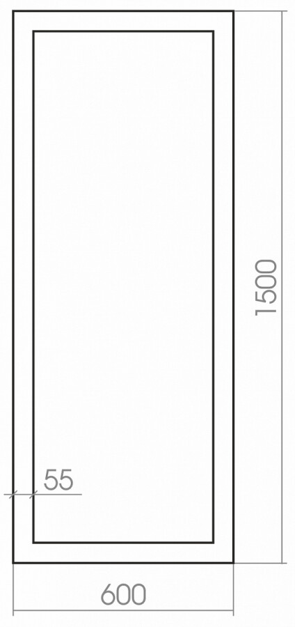 Azario Монреаль зеркало напольное 60х150 ФР-00001409