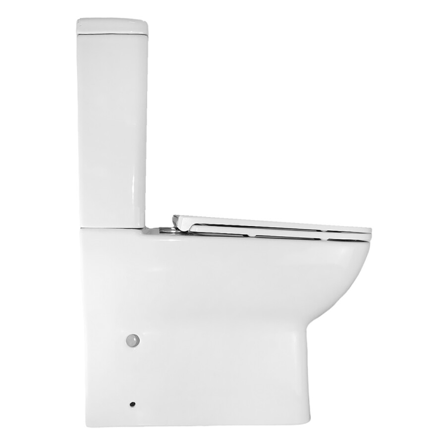 Унитаз-компакт Azario VARO 365х615х805 напольный, безободковый,с быстросъемным сиденьем Микролифт, дюропласт AZ-2171-1