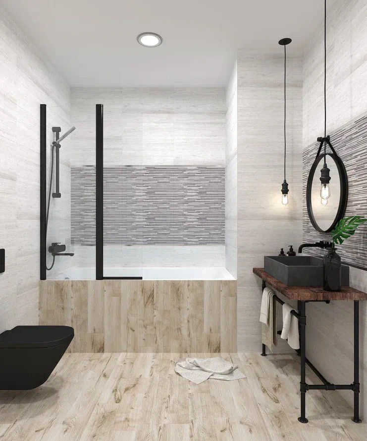 Плитка настенная Eurotile Beresta Grey Decor 30x60