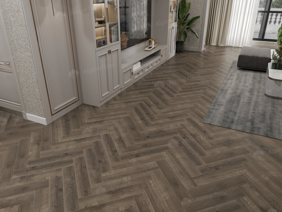 Alpine Floor Parquet Light SPC ламинат Дуб Антарес ECO 13-19AB-R 600 х 125 х 4мм