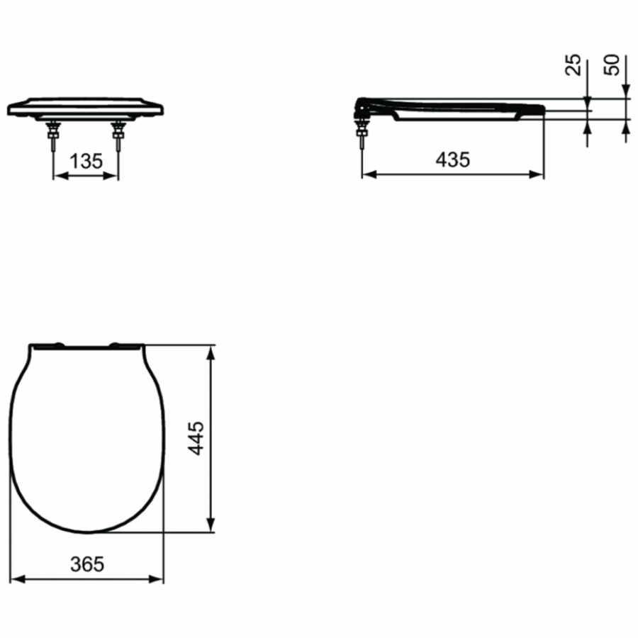 Ideal Standard Connect сиденье для унитаза E036801