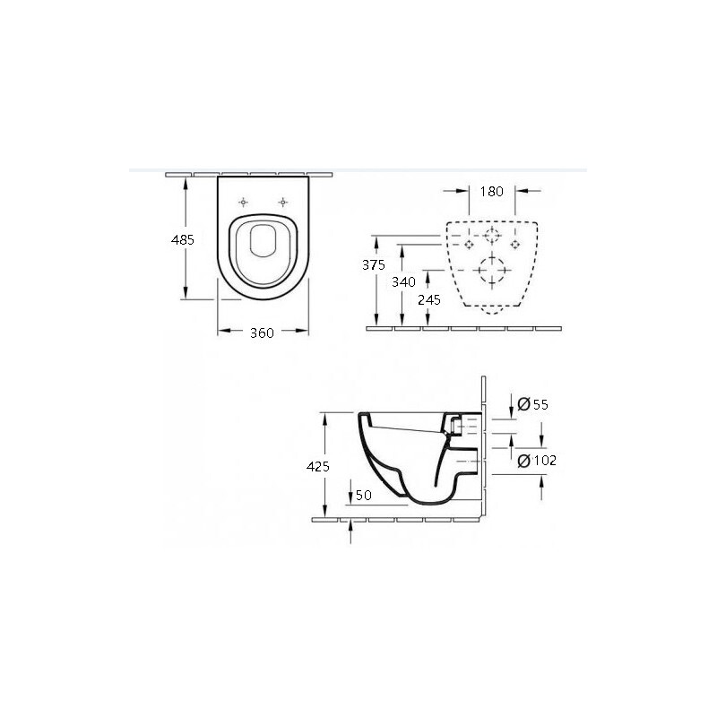 Esbano Lotus Matt Black ESUPLOTUBM унитаз подвесной