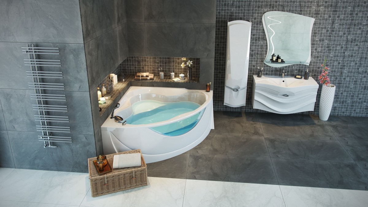 Aima Design Grand Luxe 155*155 ванна акриловая угловая