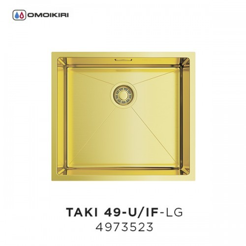 Omoikiri Taki 49-U/IF-IN 4973045 кухонная мойка нержавеющая сталь 44x49 см